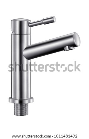 Stainless steel lead-free tap white map