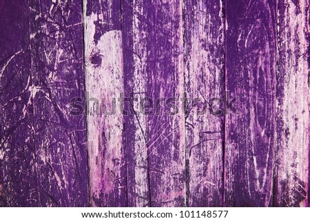  Texture of Purple color paint old plank wall for background