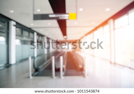 abstract blurred airport vacation vintage concept