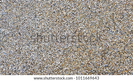 A lot of small colorful pebble
