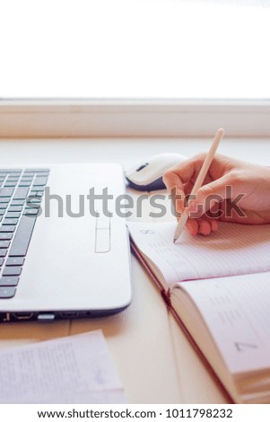 Male businessman signing an important document