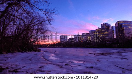 Sunset on Potomac River
