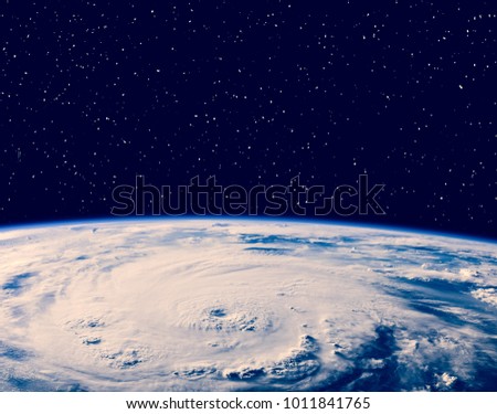 Magnifiscent cosmos. Space background. View of the earth from space. The elements of this image furnished by NASA.