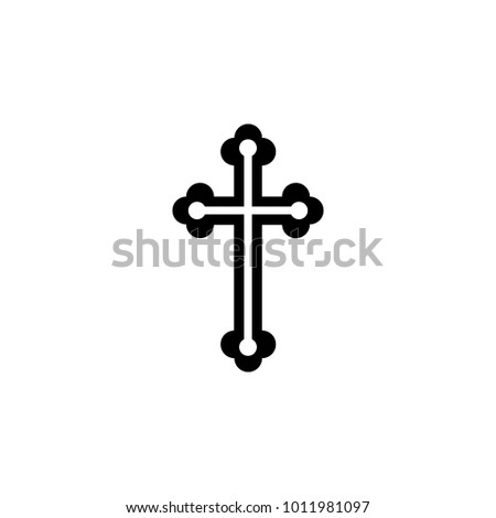 Orthodox cross icon. Element of religious culture icon. Premium quality graphic design icon. Signs, outline symbols collection icon for websites, web design, mobile app on white background