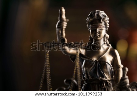 Law and justice concept. 