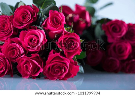 Romantic decorations composition. Valentines day.