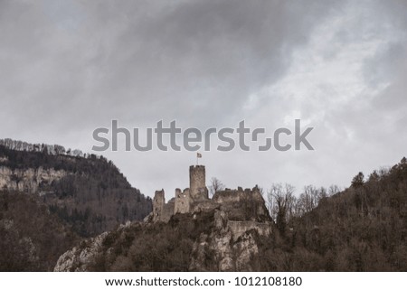Swiss Castle in Winter