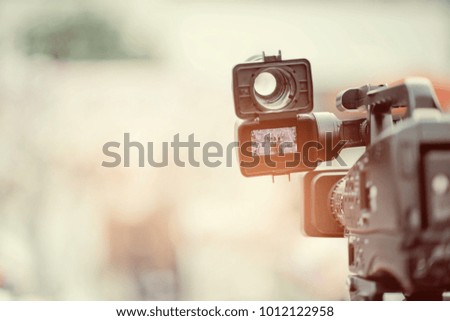 videographer close up / cameraman / movie
