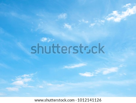 clouds in the blue sky Royalty-Free Stock Photo #1012141126
