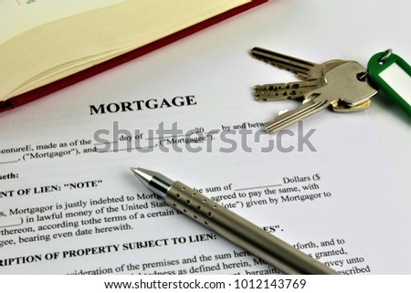 An concept Image of a mortgage