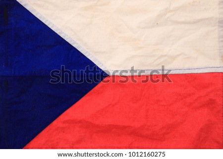 old czech flag as nice national background 