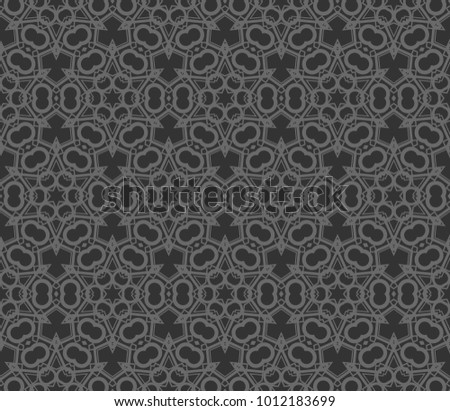 Abstract background with geometric seamless ornament. Vector illustration.