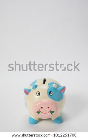 piggy bank isolated on white background
