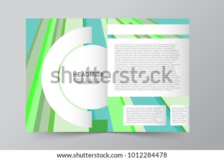 Abstract brochure design.Flyer design vector template