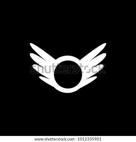 Wings vector logo (sign, symbol, emblem, illustration) for packaging, web, print