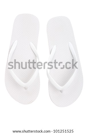 Pair of flip flops Royalty-Free Stock Photo #101251525
