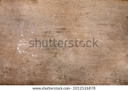 Old wrapped veneer texture. Cheap used  choppy veneer surface with ruptures backdrop. Old shabby wrapped scale-board. Wawy splint texture. Dingy splint surface background image.