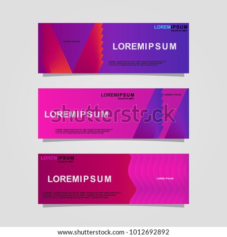 Abstract Banner background Design Template