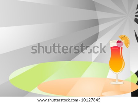 Cocktail abstract background.