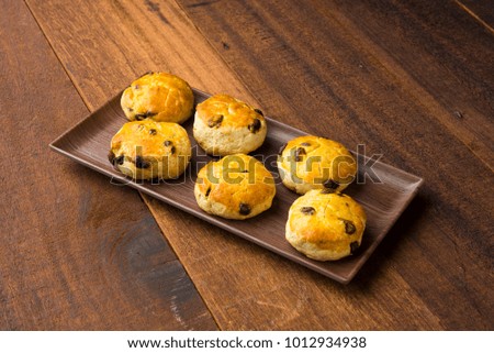 scones with backgrounds
