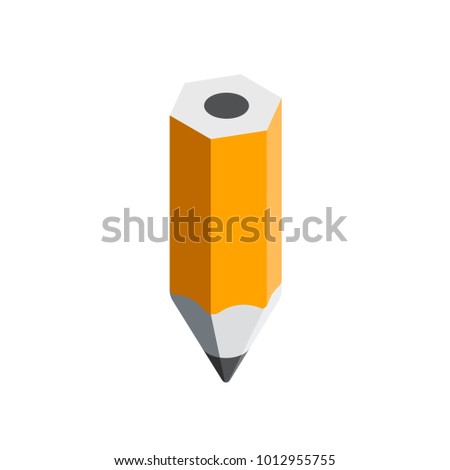 Pen isometric icon