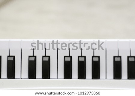 piano background isolated