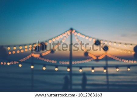 Natural background blurring
during the time
  Sunset
Abstract style