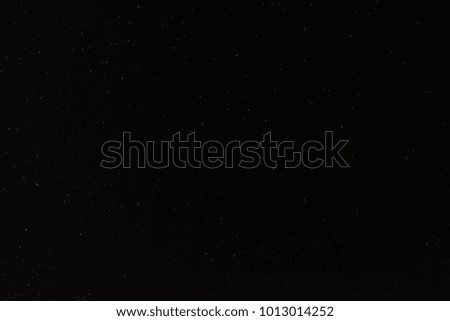 View of the starry sky. The night with its darkness and the clear sky allows a good visibility of the stars.