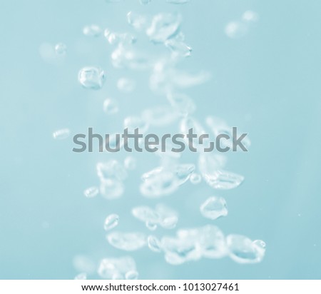 Soft focus water drops on glass,pastel color tone