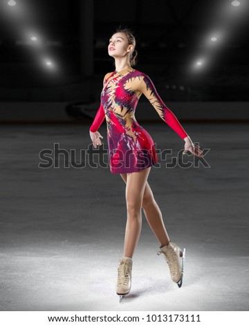 figure skater on ice