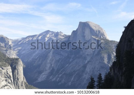 Colorful views during the fall at Yosemite National Park, USA