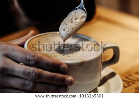 Cup of Cappuccino Coffee