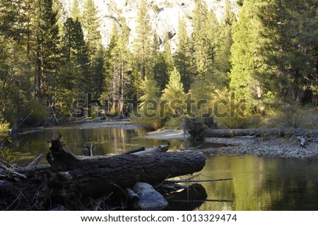Wilderness landscape views at King's Canyon and Sequoia National Park in the southern Sierra Nevada, in Fresno and Tulare Counties, California in the United States