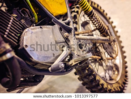vintage motocross bike