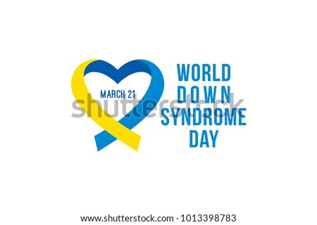 World Down Syndrome Day Royalty-Free Stock Photo #1013398783