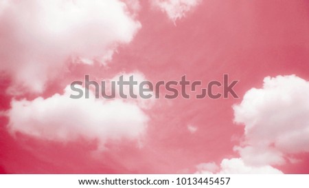 Bright pink sky. Can be used as a background image.