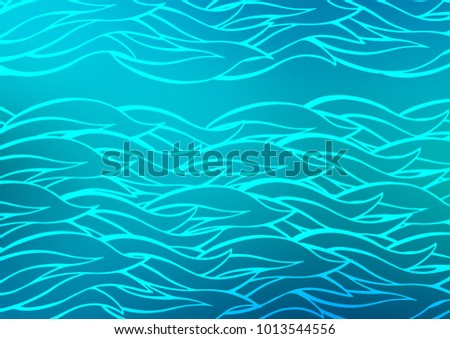 Light BLUE vector natural abstract texture. Sketchy hand drawn doodles on blurred background. The elegant pattern can be used as a part of a brand book.