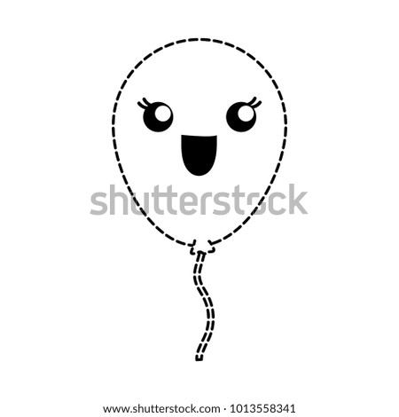 kawaii balloon icon