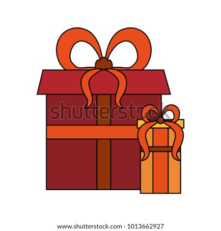Gift boxes isolated
