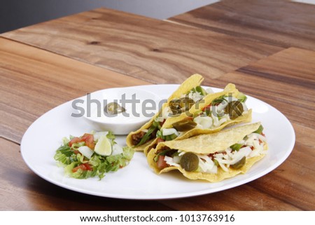Tacos Restaurant Menu