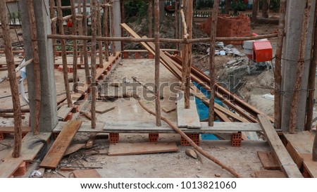 Site construction in Laos
