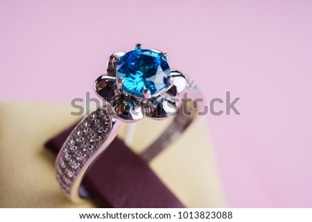 Beautiful ring with stones
