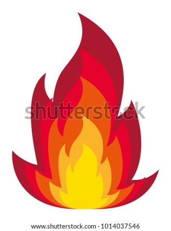 Flame vector icon