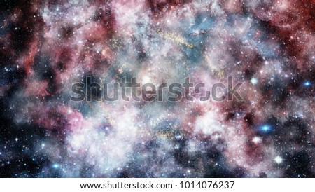 Dreamscape galaxy. Elements of this image furnished by NASA.