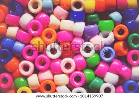 Multicolor glass beads, background