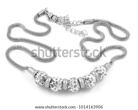 Jewelry Necklace - For Women and Girls - One color background