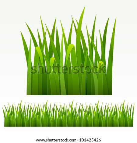 Grass green border.(can be repeated and scaled in any size)