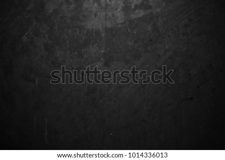Old black wall. Grunge background. Chalkboard