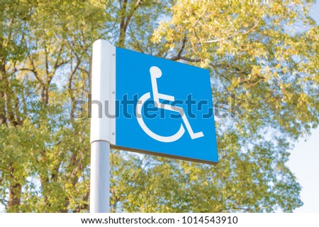 a priority mark for the disabled