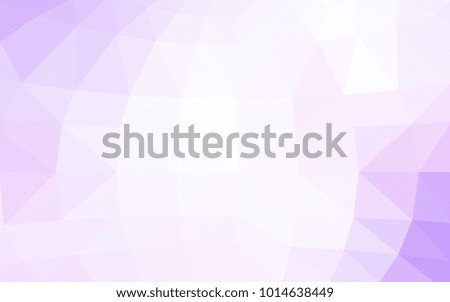 Light Purple vector Pattern.  triangular template. Geometric sample. Repeating routine with triangle shapes. New texture for your design. Pattern can be used for background.